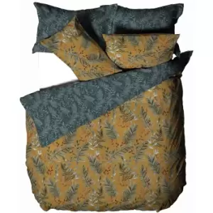 Image of Furn Mazari Duvet Cover Set (Double) (Mustard Yellow)