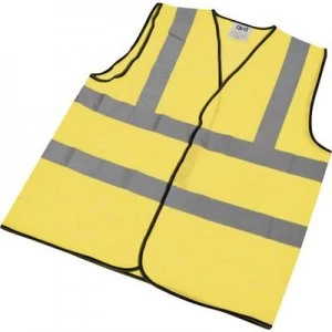 Image of AVIT AV13100 AVIT Hi-Vis Waistcoat Yellow (XL) Size=XL Yellow