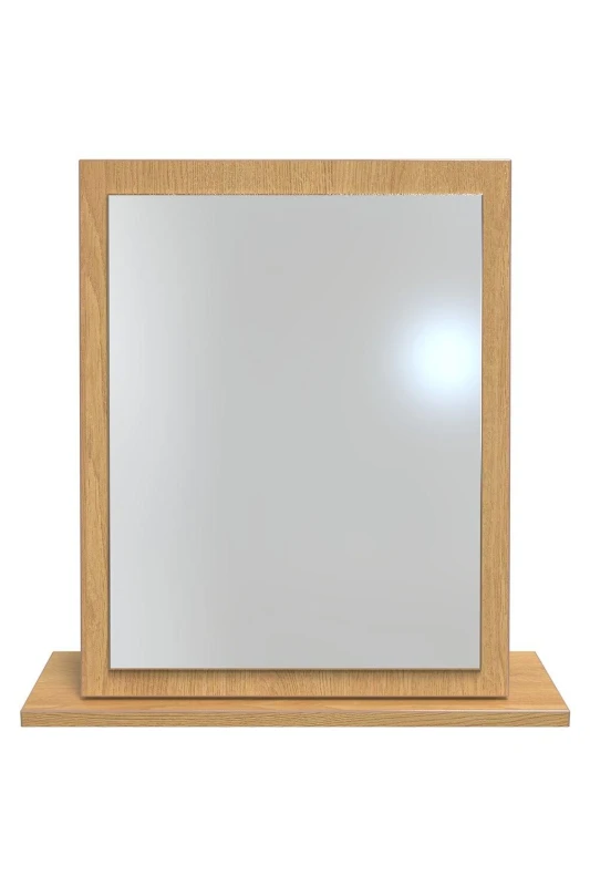 Image of Stafford Mirror In Modern Oak (Ready Assembled)