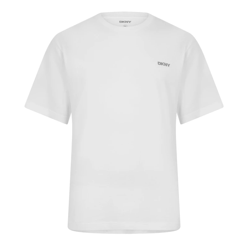 Image of DKNY 3 Pack Short Sleeve T-Shirt Mens - White White S