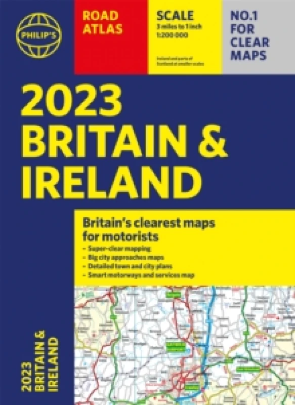 Image of 2023 Philip's Road Atlas Britain and Ireland : (A4 Paperback) Paperback / softback
