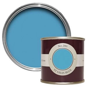 Image of Farrow & Ball Estate St Giles blue No. 280 Emulsion Paint 100ml Tester pot