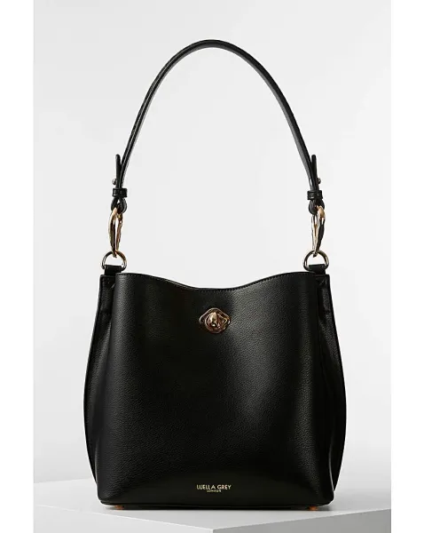Image of Luella Grey Celia Black Hobo Tote