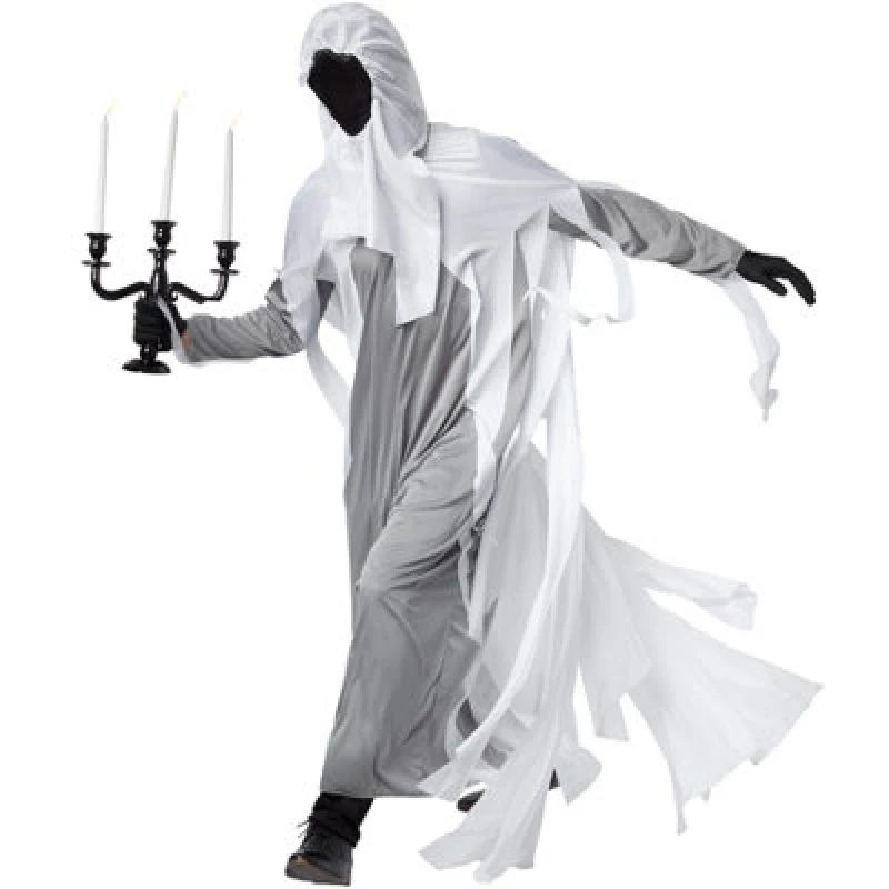 Image of Tectake Spooky Ghost Costume 302772 - Black/white Xxl