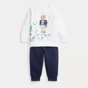Image of Polo Ralph Lauren Babys' Bear Set - White - 9-12 months