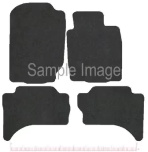 Image of Car Mat Mitsubishi L200 Double Cab 2015 Onwards Pattern 3661 MT37