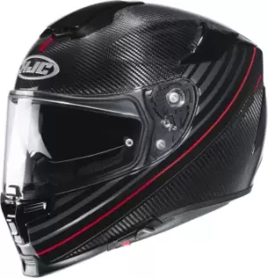 Image of HJC RPHA 70 Artan Carbon, black-red, Size S, black-red, Size S