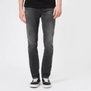 Image of Nudie Jeans Mens Lean Dean Straight Jeans - Mono Grey - W36/L32 - Grey