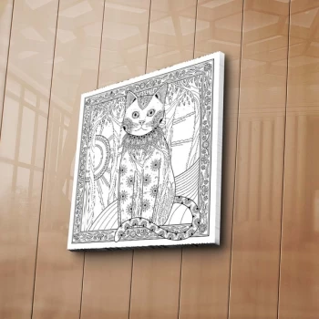 Image of BOYA-56 - No Pen Multicolor Paintable Decorative Canvas Painting