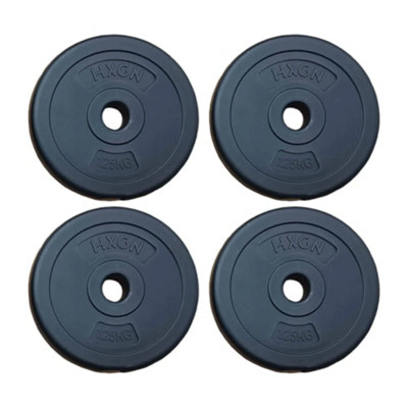 Image of HXGN 1.25kg x 4 Standard 1" Weight Plates Black unisex