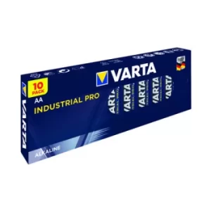 Image of Varta Industrial Pro AA Battery (Pack of 10) 04006211111