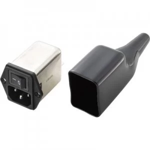 Image of Mains filter IEC socket PVC enclosure 250 V AC 6 A