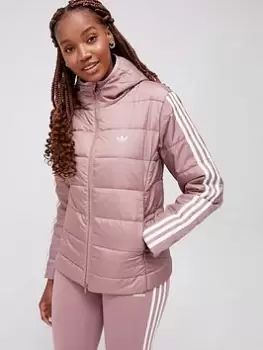 Image of adidas Originals Slim Jacket - Light Red, Light Red, Size 18, Women