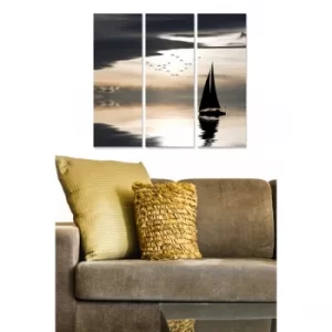 Image of MDF247508341 Multicolor Decorative MDF Painting (3 Pieces)