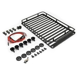 Image of Fastrax Rooftop Luggage Rack W/Led Spot Lights (233X157X36Mm)