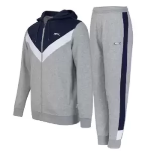 Image of Slazenger Fleece Tracksuit Mens - Blue