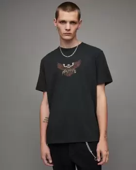 Image of AllSaints Swoopy Crew T-Shirt