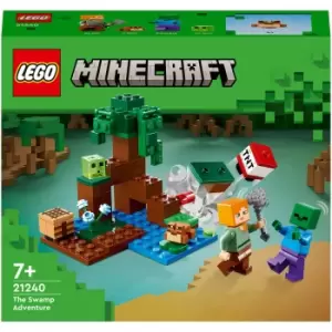 Image of LEGO Minecraft: The Swamp Adventure Set with Figures (21240)