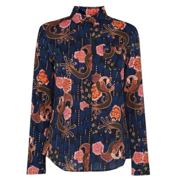 Image of Scotch and Soda Maison Cotton Shirt - Blue 0217