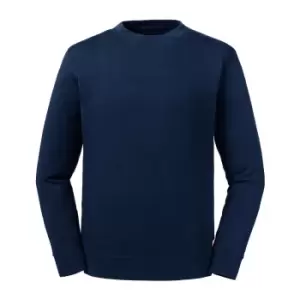 Image of Russell Unisex Adult Reversible Organic Sweatshirt (XL) (French Navy)