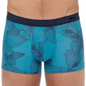 Image of HOM Temptation Plume Fano Boxer Briefs - Blue L