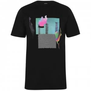 Image of Diesel Graphic T Shirt - Black 900