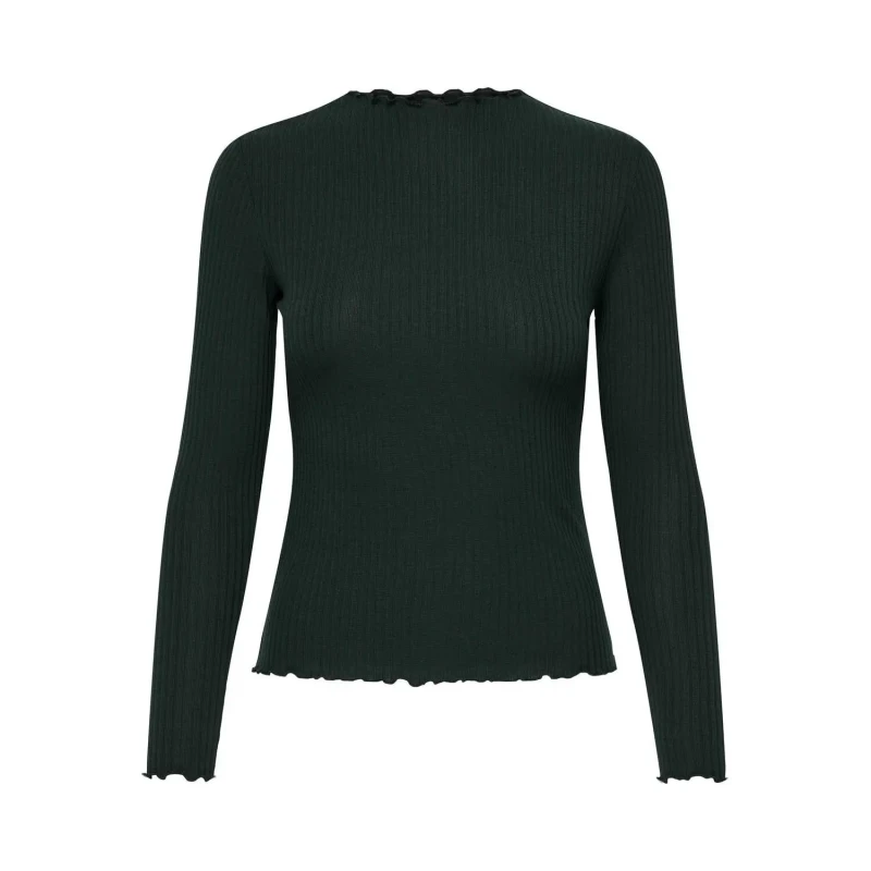 Image of Only Womens stand-up collar sweater Only Emma Vert Female M