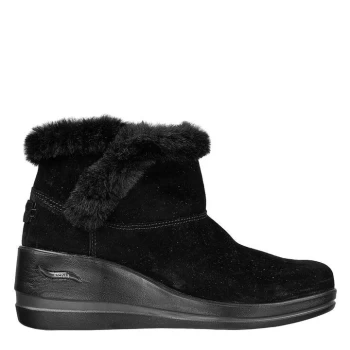 Image of Skechers A Fit Rise Womens Ankle Boots - Black