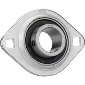 Image of HTB SBPFL 205 Flange bearing Steel plate Bore diameter 25mm Hole spacing 76 mm