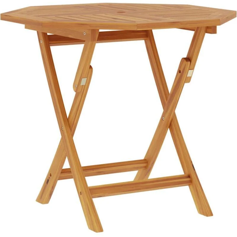 Image of VIDAXL Folding Garden Table 85x85x76cm Solid Teak Wood Vidaxl 47418