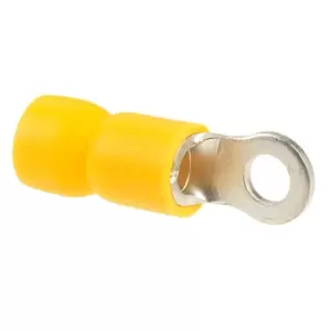 Image of TruConnect M3.5 Stud Size Yellow 48A Ring Connector pack of 100