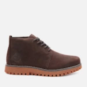 Image of Timberland Mens Jacksons Landing Waterproof Leather Chukka Boots - Dark Brown - UK 9