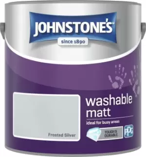 Image of Johnstone's Washable Frosted Silver Matt Emulsion