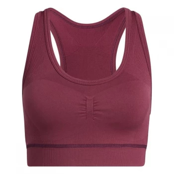 Image of adidas Studio Bra Womens - Victory Crimson