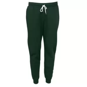 Image of Bella + Canvas Unisex Adult Jogging Bottoms (M) (Forest Green)