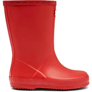 Image of Hunter Original First Classic Junior Wellies - MilitaryRed MLR