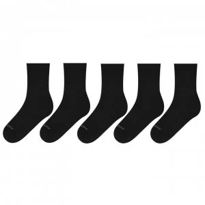Image of Skechers Crew Socks Mens (6 Pack) - Black
