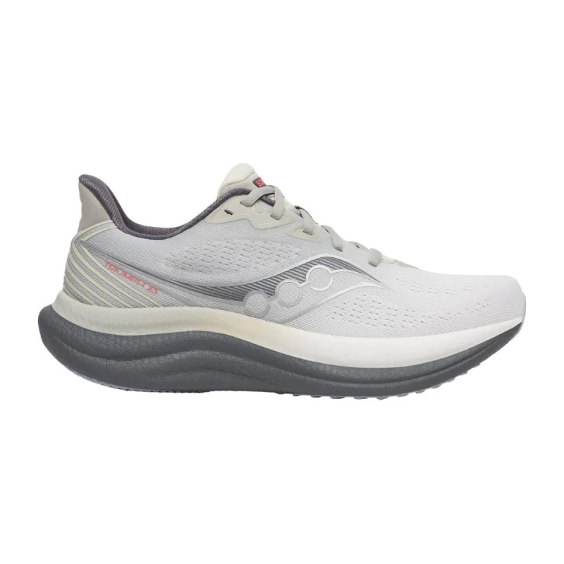Image of Saucony Triumph 23 Shoes Gray Beige AW25, Size 45 - EUR