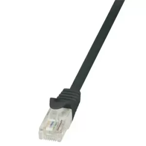 Image of LogiLink 3m Cat.6 U/UTP RJ45 networking cable Black Cat6 U/UTP (UTP)