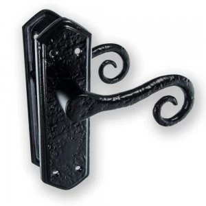 Image of LocksOnline Royal Door Handle Set on Backplate