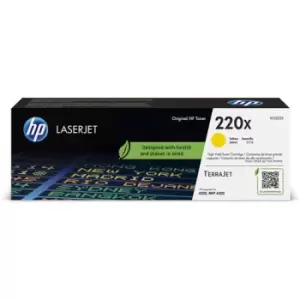 Image of HP 220X Yellow Original LaserJet Toner Cartridge