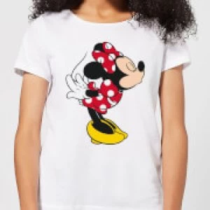 Image of Disney Mickey Mouse Minnie Split Kiss Womens T-Shirt - White - 5XL