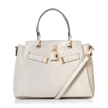 Image of Dune Darryyl' Padlock Tote Bag - grey