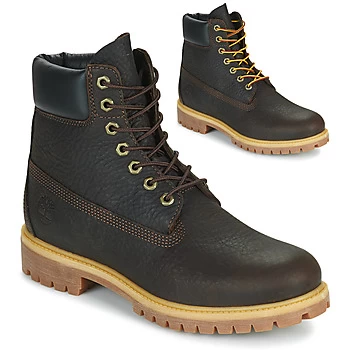 Image of Timberland 6" PR+J5EMIUM BOOT mens Mid Boots in Brown,7,8,8.5,9.5,10.5,11.5,13.5,14.5