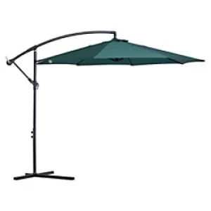 Image of Outsunny Umbrella 84D-037GN Steel, Polyester Green