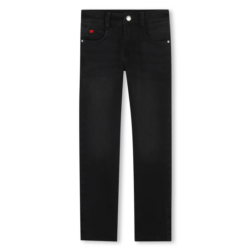 Image of Hugo Slim Jeans Jn62 Denim Black Z21 male 8Y