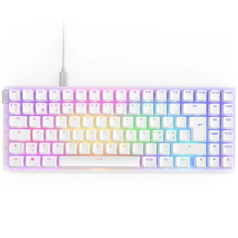 Image of NZXT Function 2 MiniTKL keyboard Universal USB QWERTY Dutch White