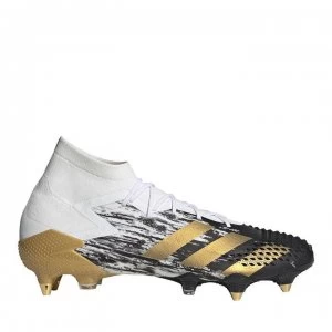 Image of adidas Predator Mutator 20.1 Football Boots Soft Ground - White/MetGold