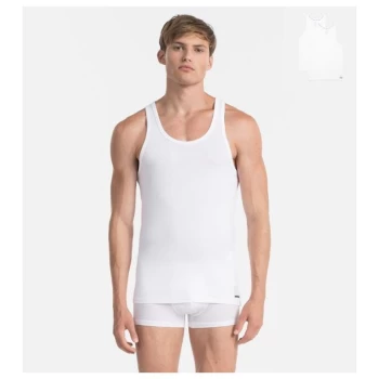 Image of Calvin Klein 2 Pack Vests - White