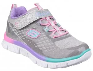 Image of Skechers Girls Skech appeal sparktacular trainers Grey